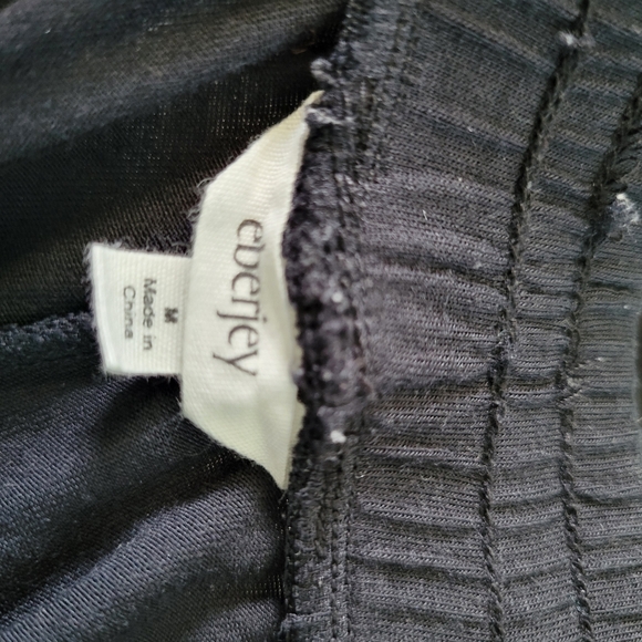 Eberjey Henry Modal Tencel Pajama Lounge Bottoms Pants Black L - Picture 11 of 12